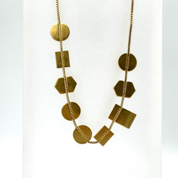 MADEWELL Gold Holding Pattern Necklace - Picture 5 of 7